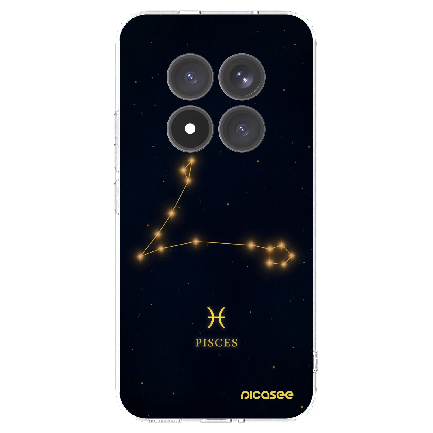 Picasee silikonska prozirna maskica za Xiaomi Redmi Note 15 Pro+ - PISCES