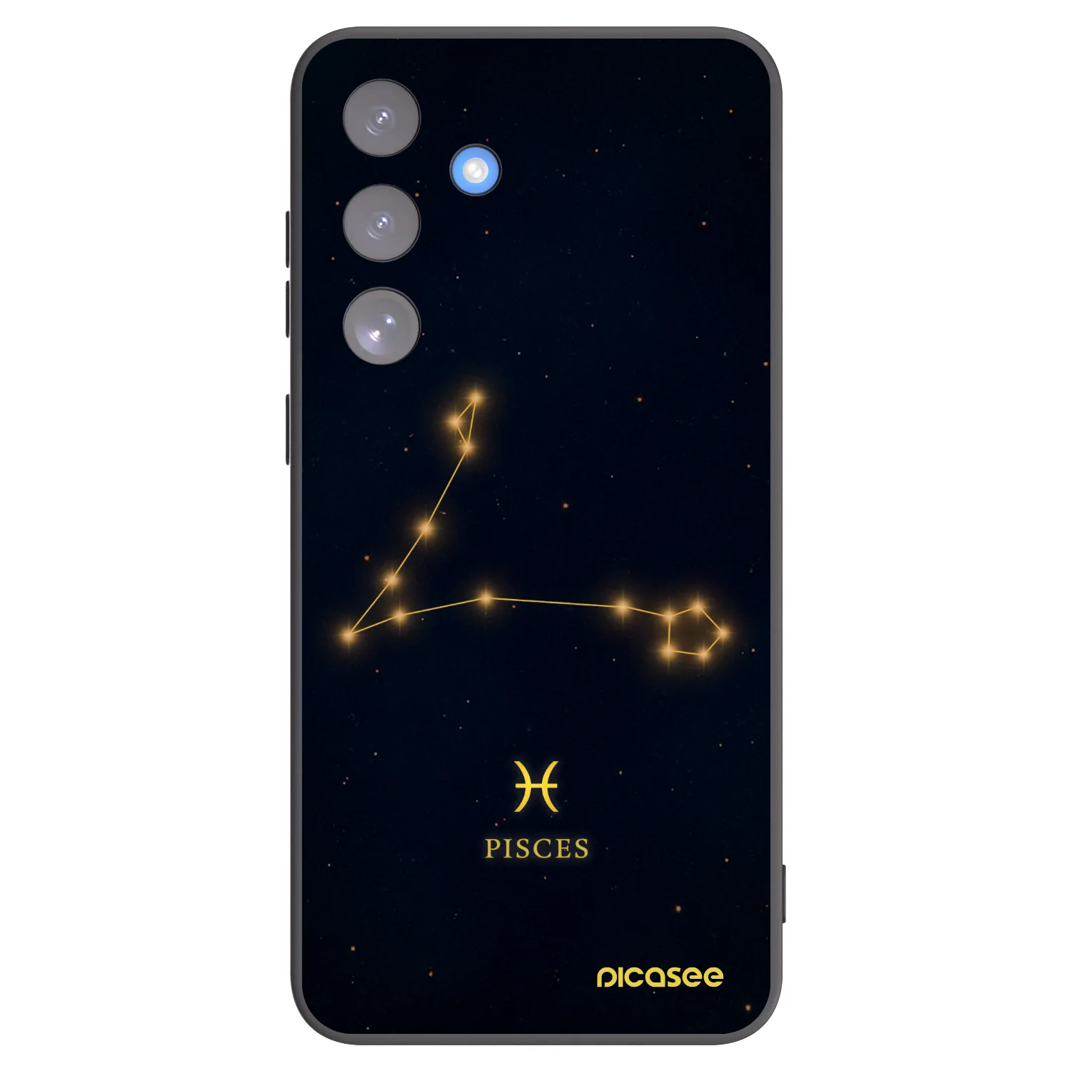 Picasee crna silikonska maskica za Samsung Galaxy S25 FE 5G - PISCES