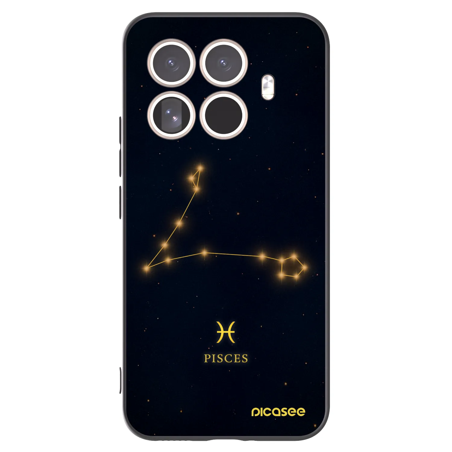 Picasee crna silikonska maskica za Xiaomi 15T Pro - PISCES