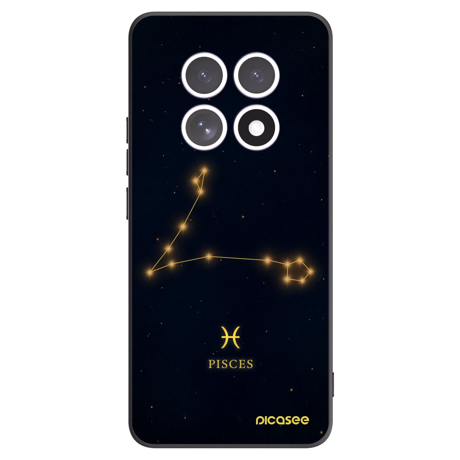 Picasee crna silikonska maskica za Xiaomi Redmi Note 15 - PISCES