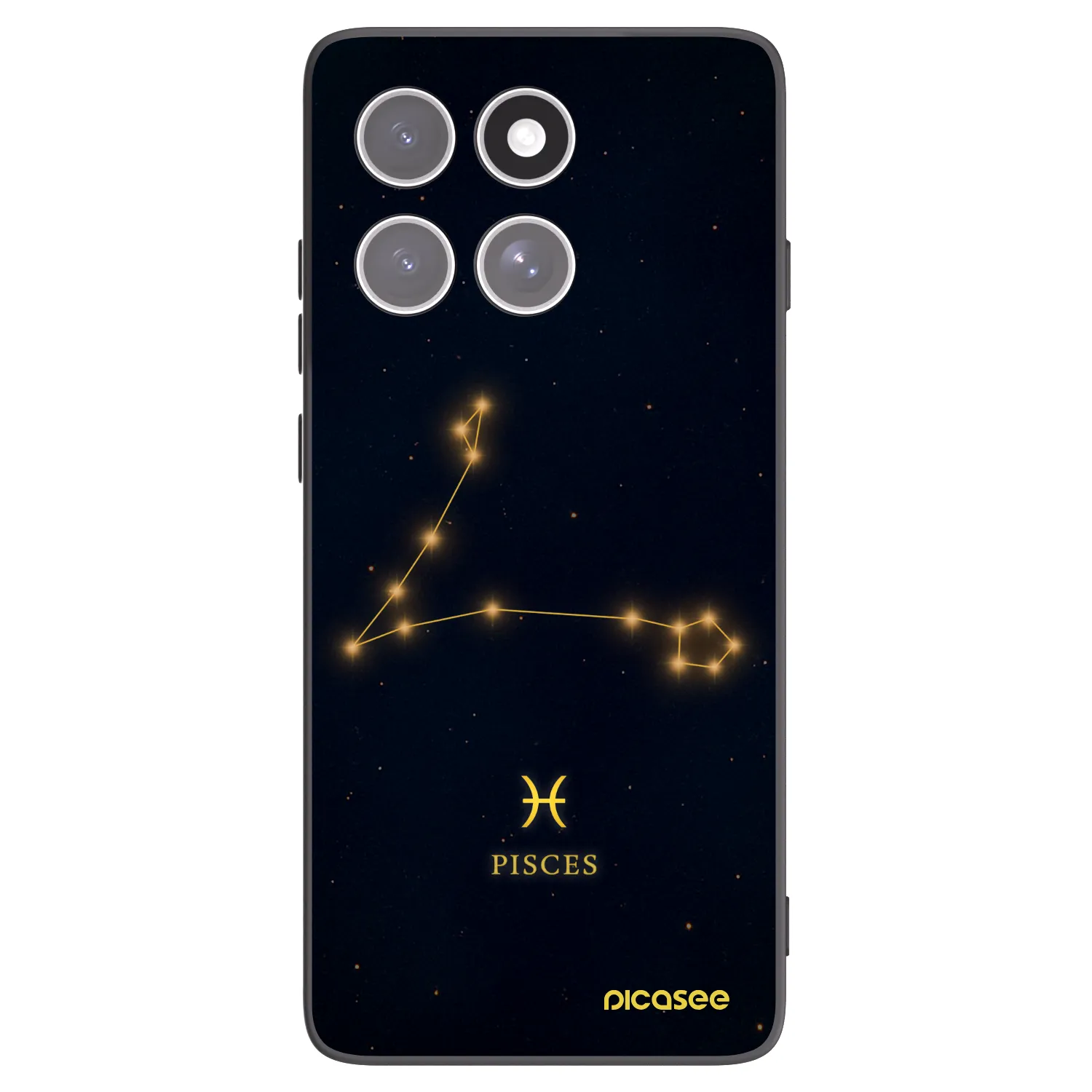 Picasee crna silikonska maskica za Motorola Edge 60 Fusion - PISCES