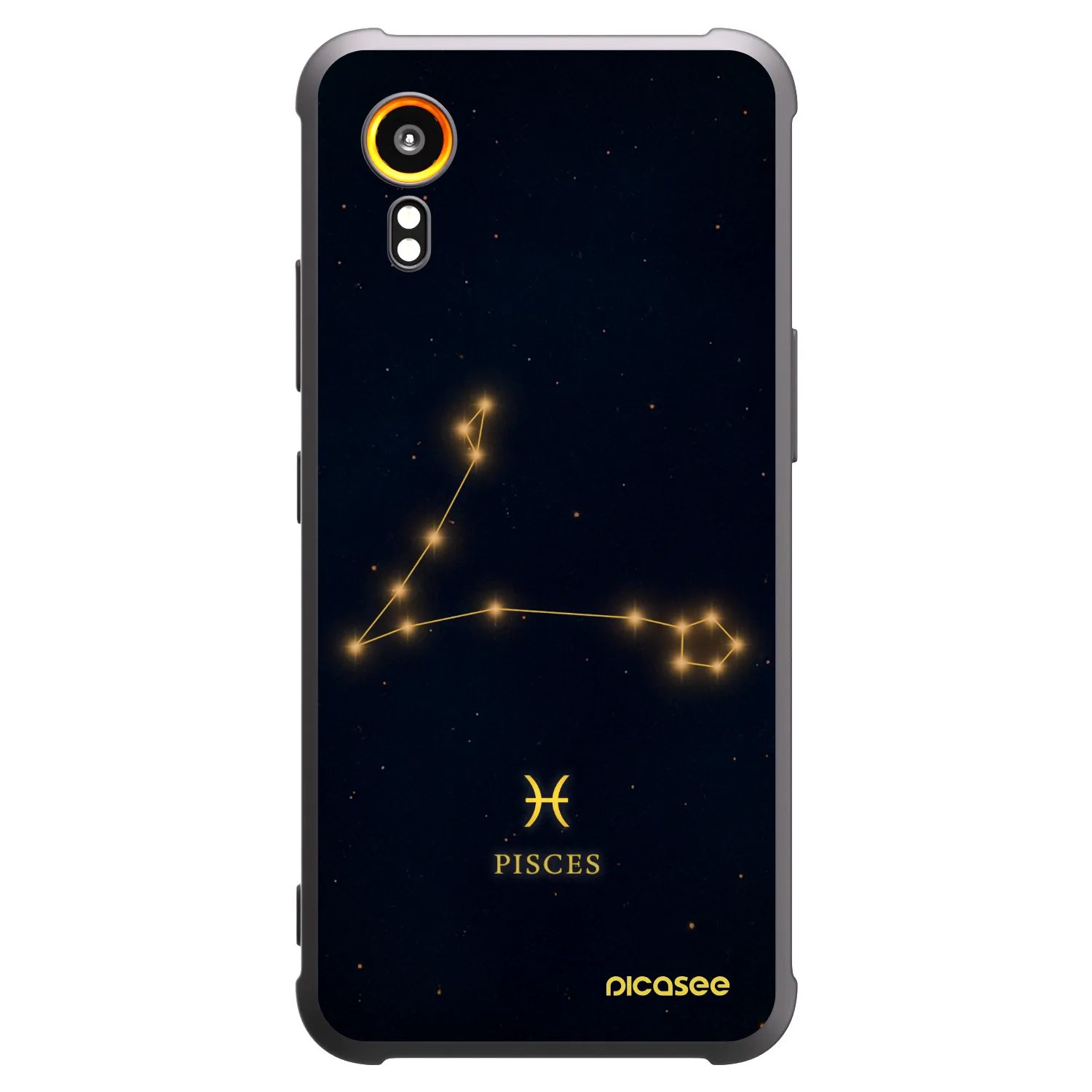 Picasee crna silikonska maskica za Samsung Galaxy Xcover 7 - PISCES