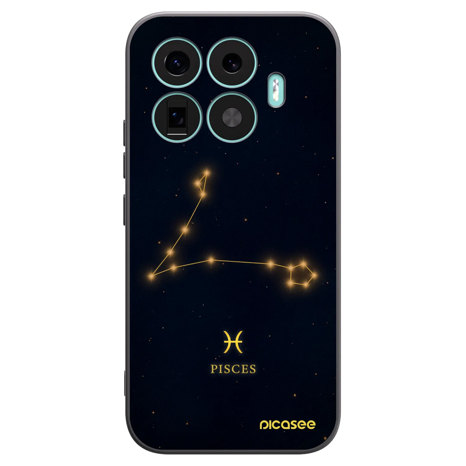 Picasee crna silikonska maskica za Xiaomi 17T - PISCES