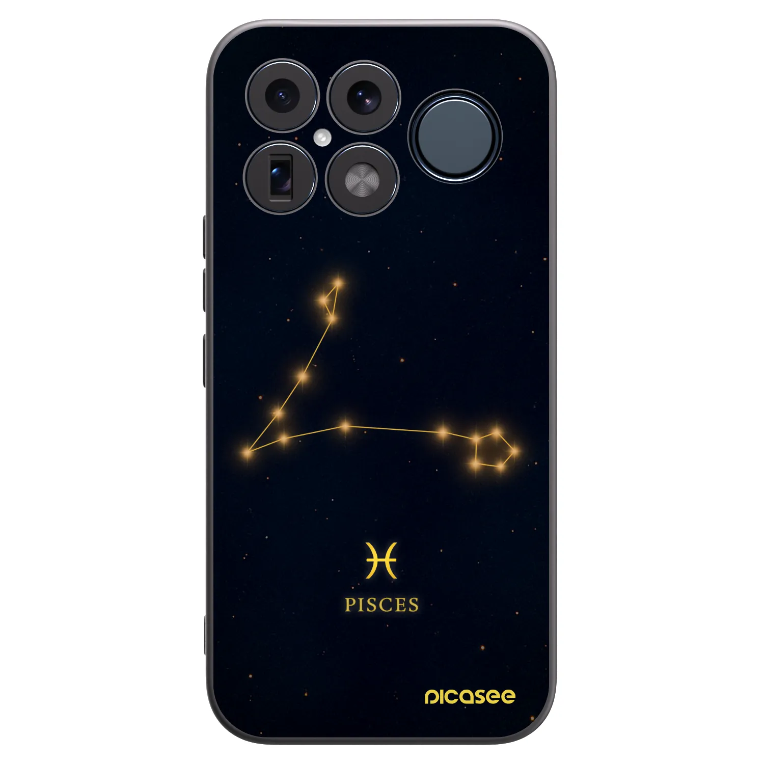 Picasee crna silikonska maskica za Xiaomi Poco F8 Ultra - PISCES