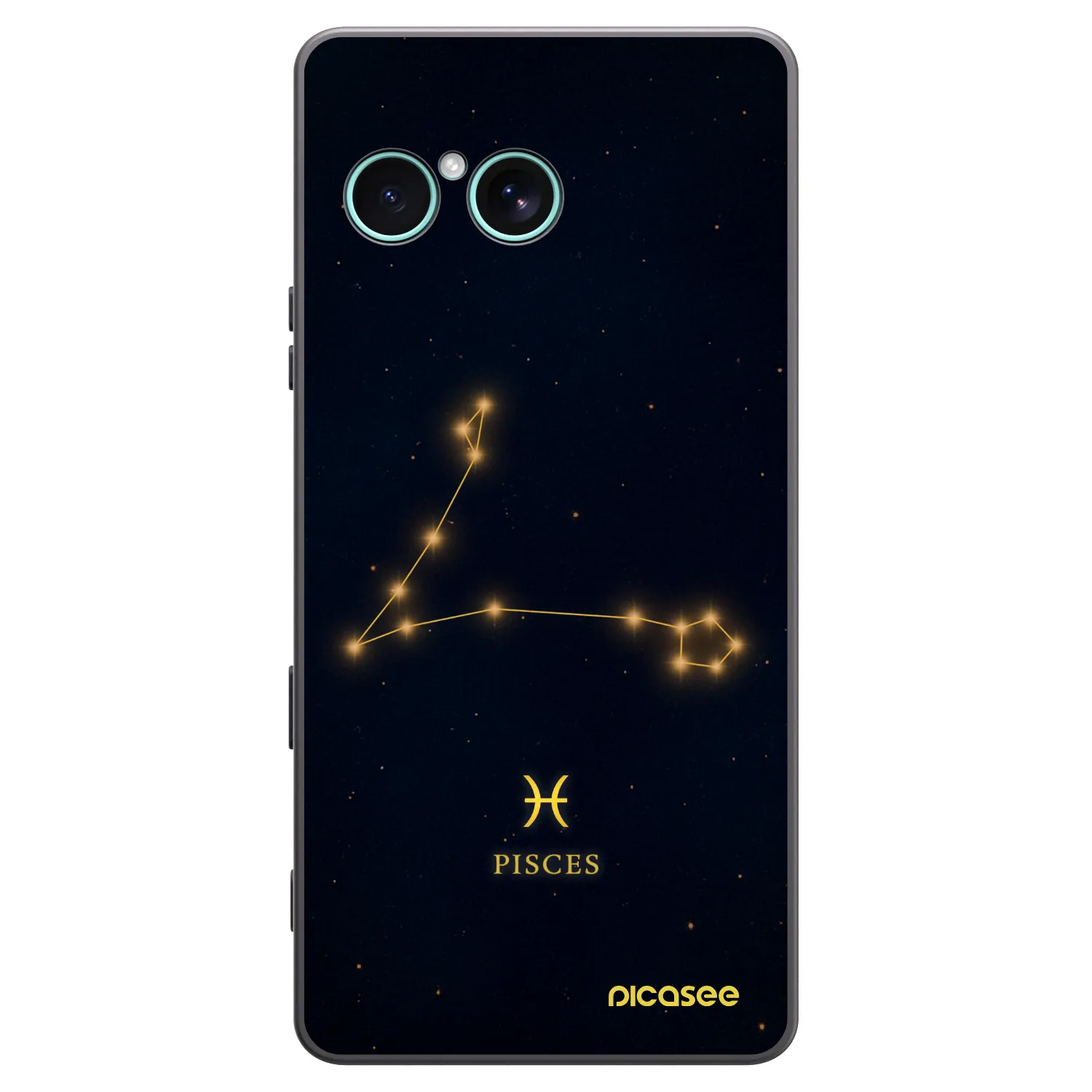 Picasee crna silikonska maskica za Sony Xperia 10 VII - PISCES