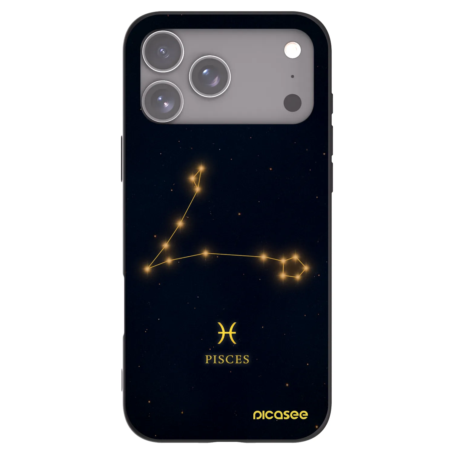 Picasee crna silikonska maskica za Apple iPhone 18 Pro Max - PISCES