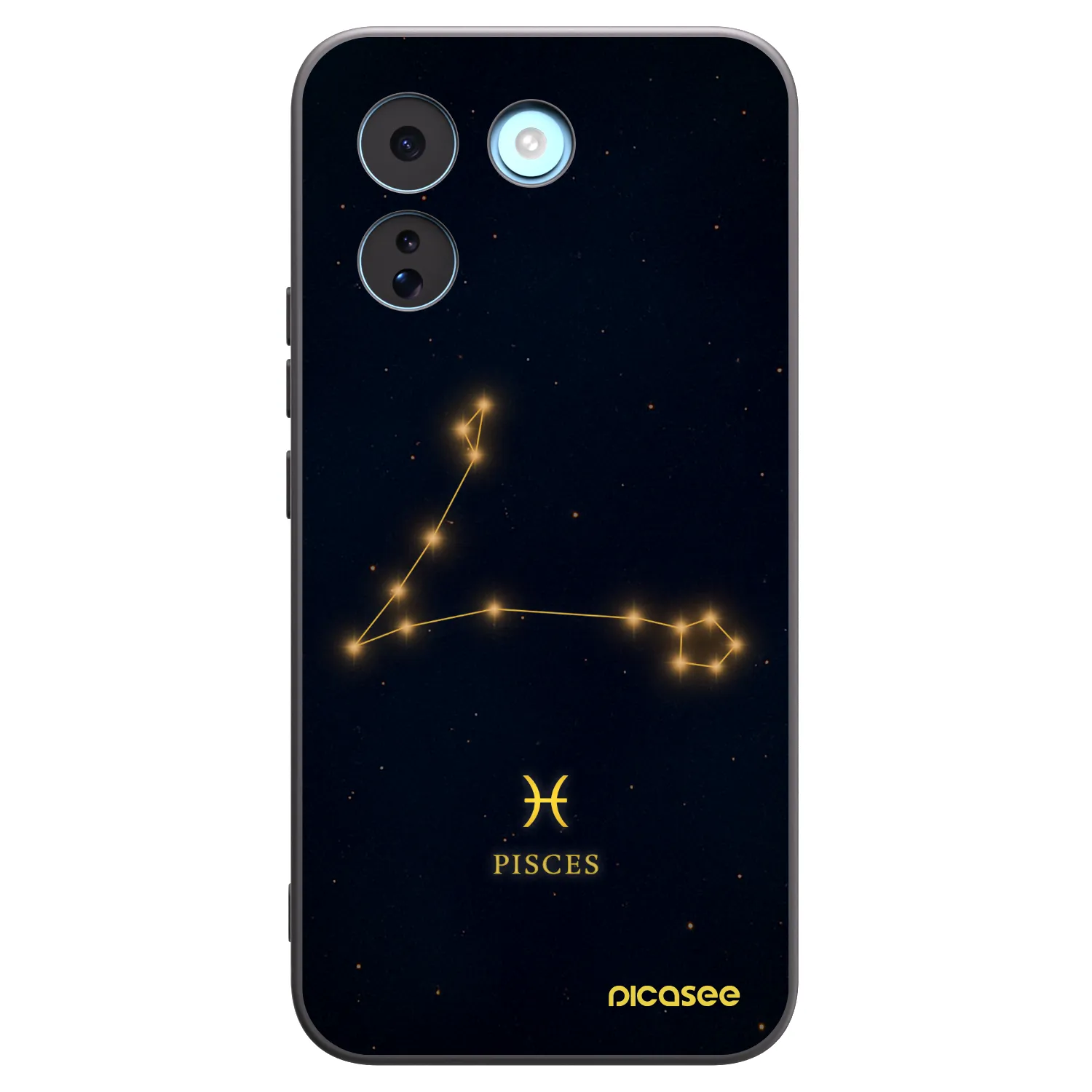 Picasee crna silikonska maskica za Xiaomi Redmi Note 17 Pro MAX 5G - PISCES