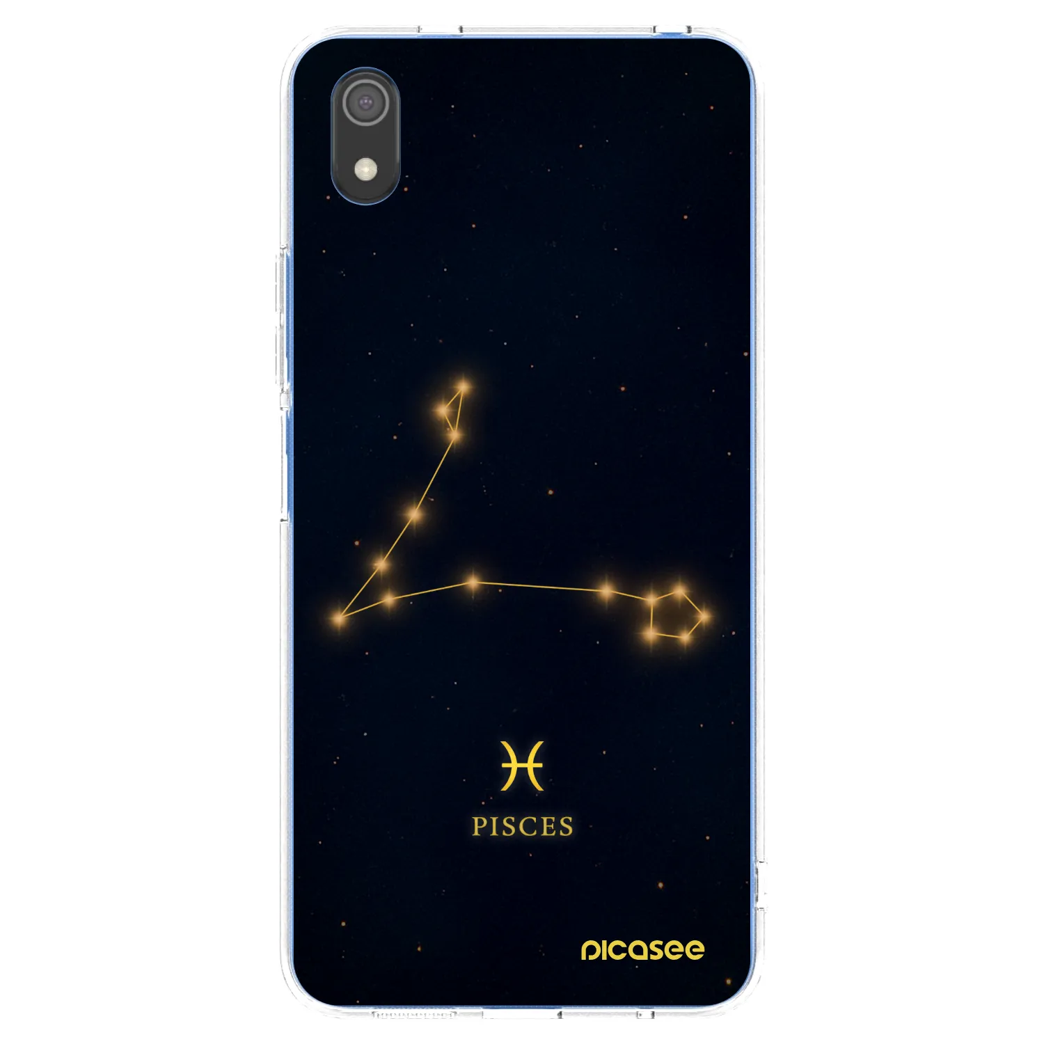 Picasee silikonska prozirna maskica za Xiaomi Redmi 7A - PISCES