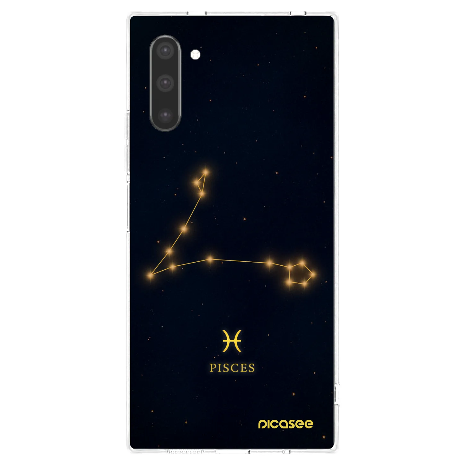 Picasee silikonska prozirna maskica za Samsung Galaxy Note 10 N970F - PISCES