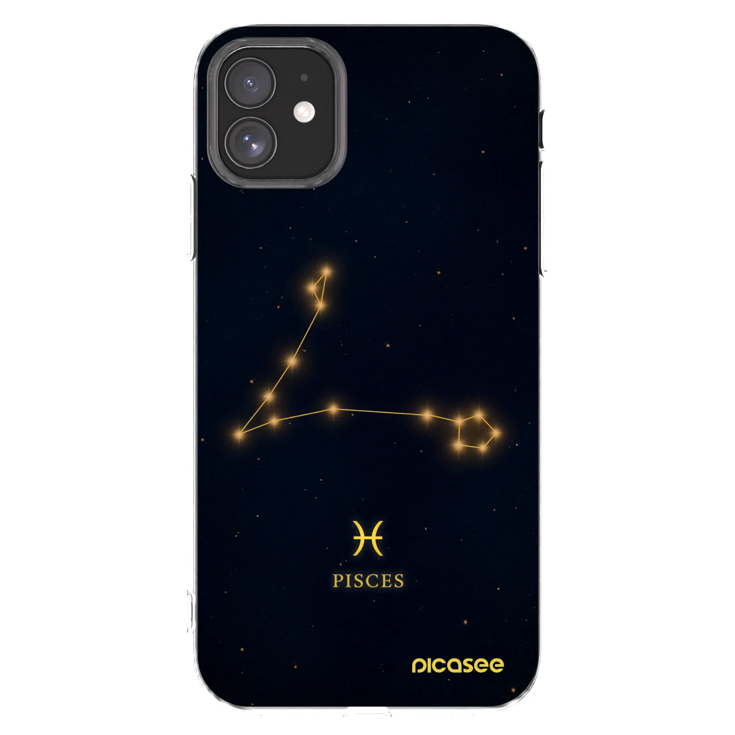 Picasee silikonska prozirna maskica za Apple iPhone 11 - PISCES