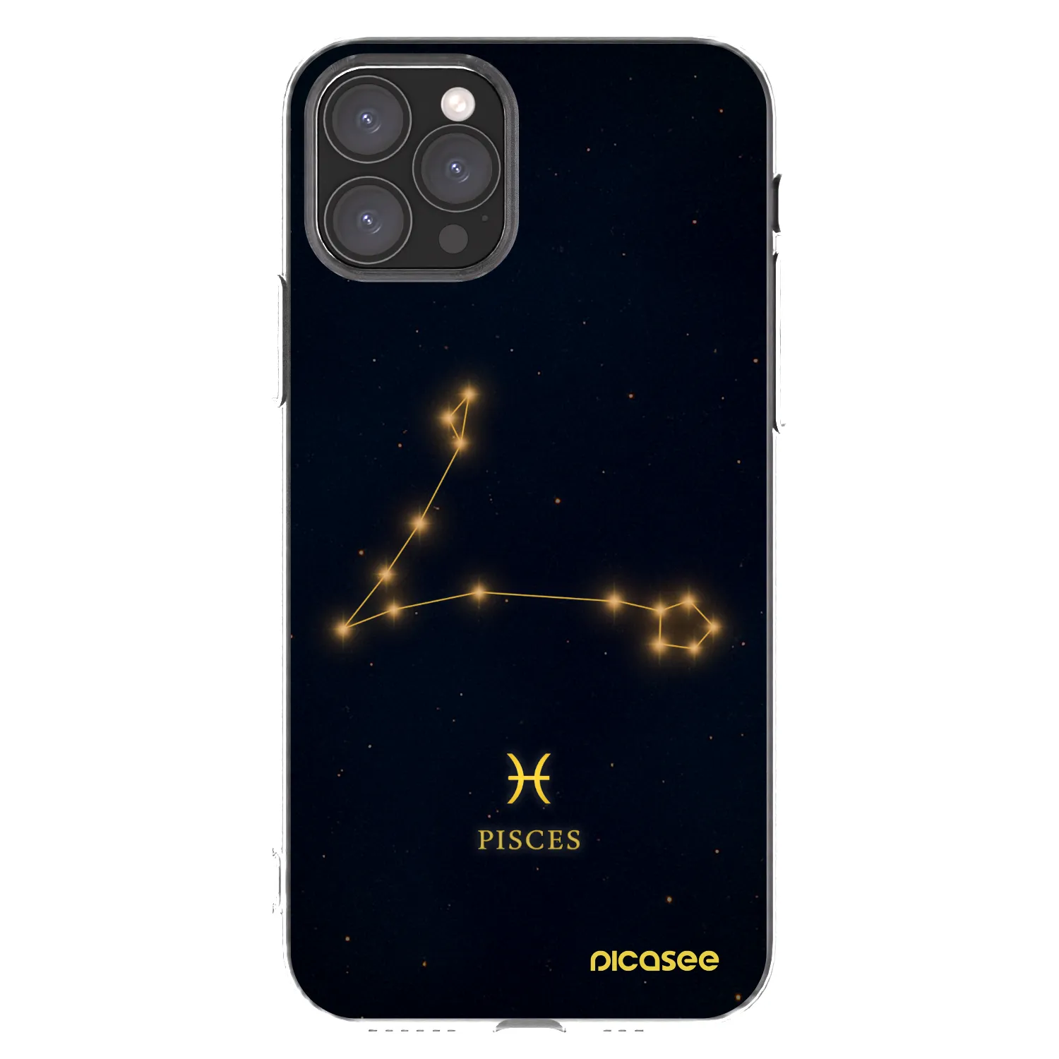 Picasee silikonska prozirna maskica za Apple iPhone 11 Pro - PISCES