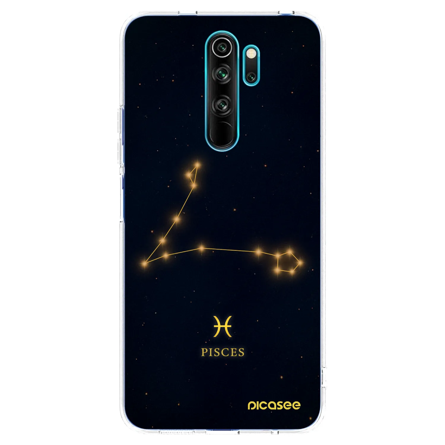 Picasee silikonska prozirna maskica za Xiaomi Redmi Note 8 Pro - PISCES