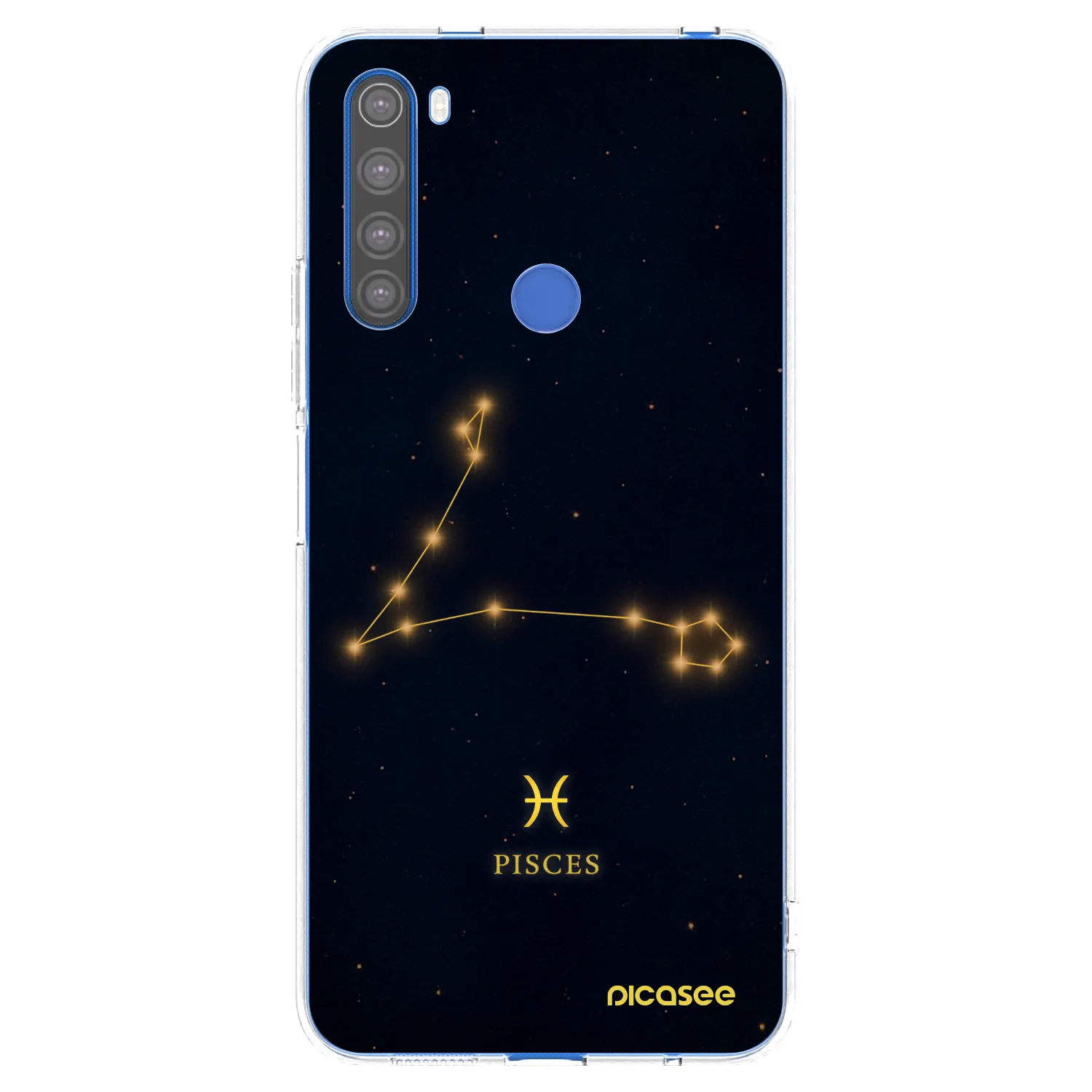 Picasee silikonska prozirna maskica za Xiaomi Redmi Note 8T - PISCES