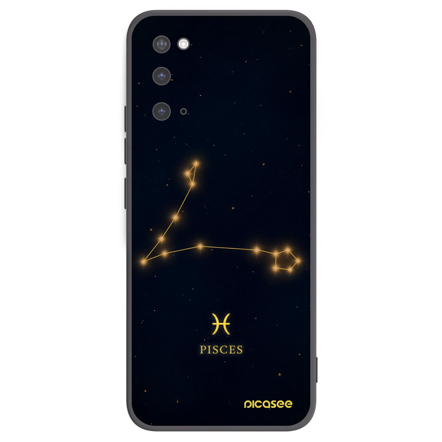 Picasee crna silikonska maskica za Samsung Galaxy S20 G980F - PISCES