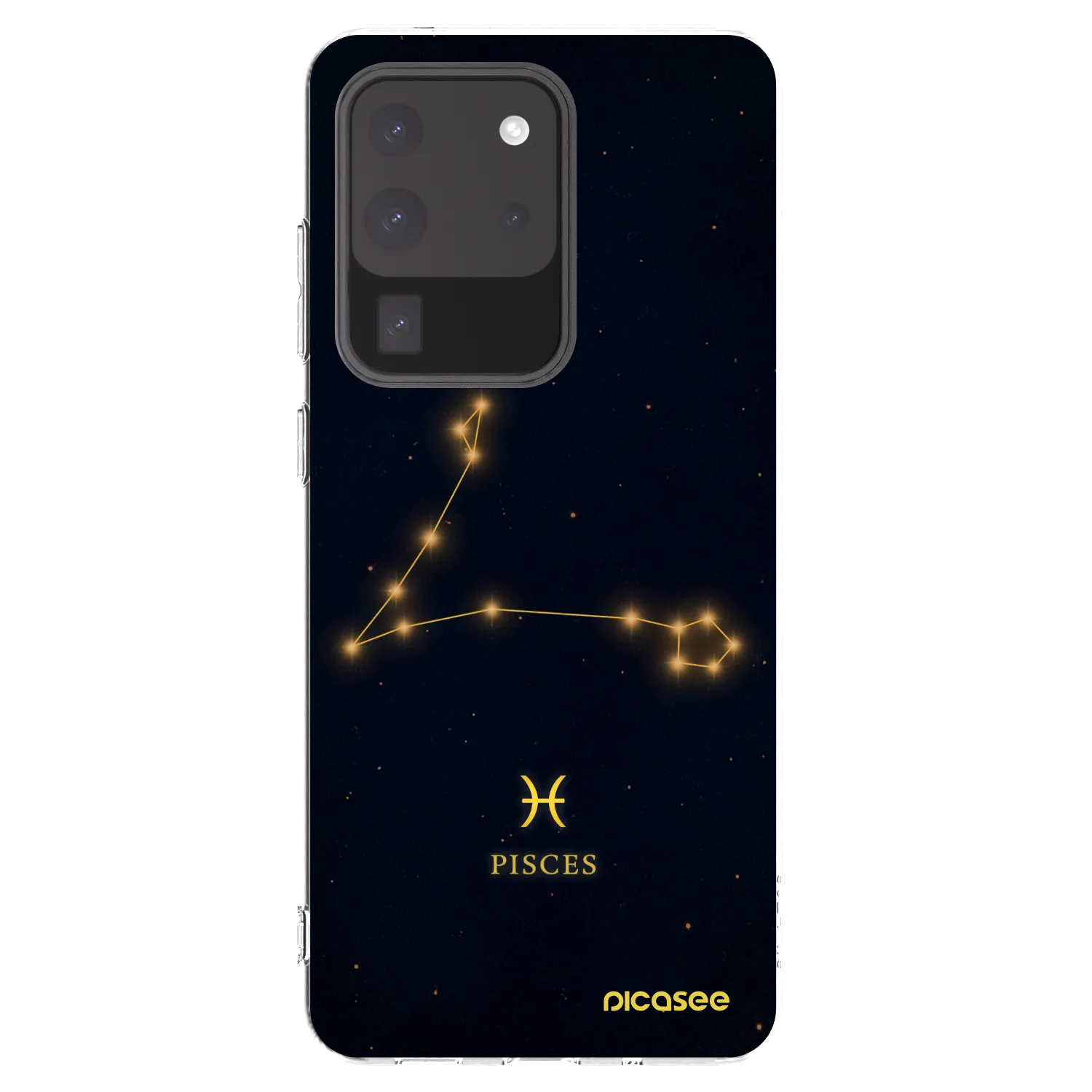 Picasee silikonska prozirna maskica za Samsung Galaxy S20 Ultra 5G G988F - PISCES