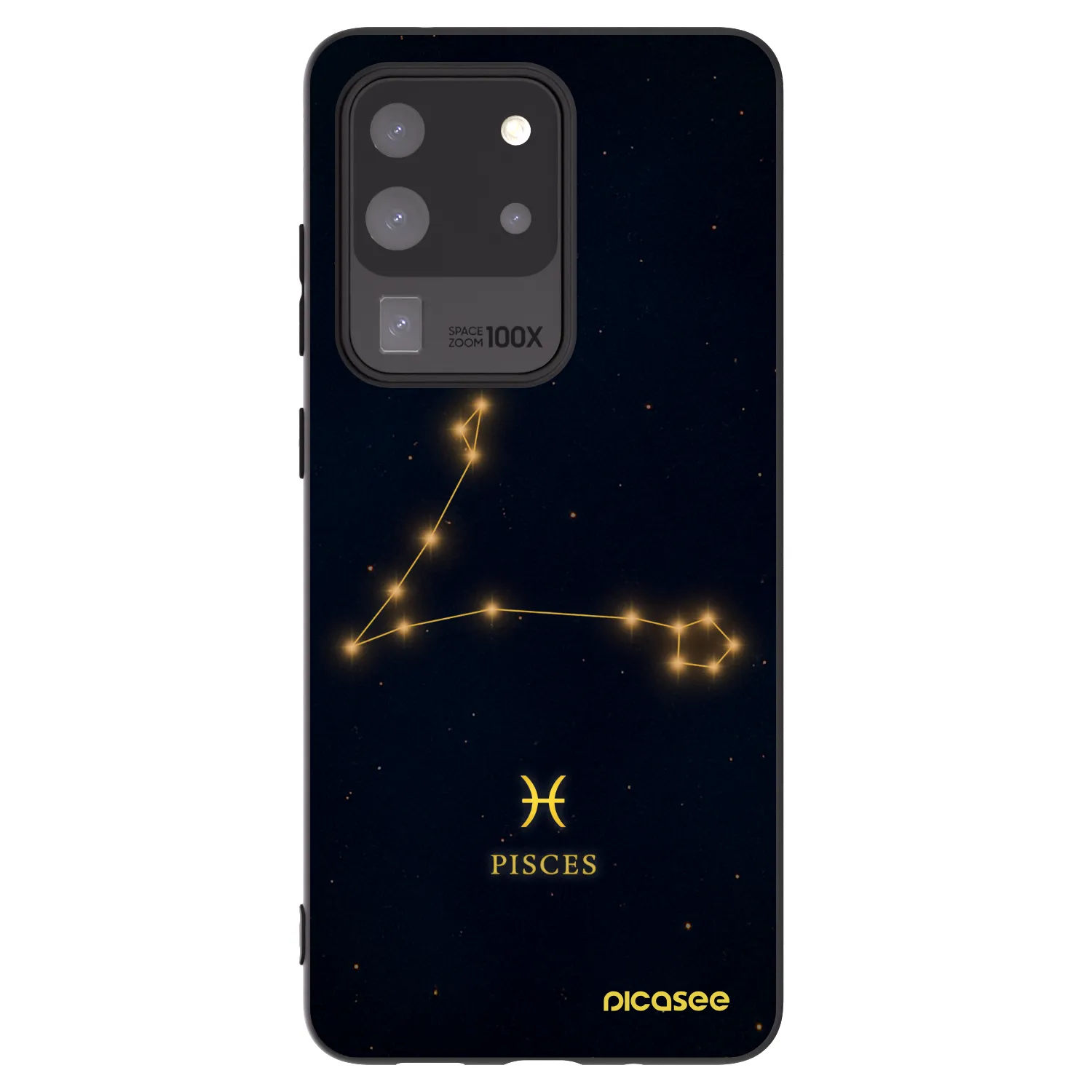 Picasee crna silikonska maskica za Samsung Galaxy S20 Ultra 5G G988F - PISCES