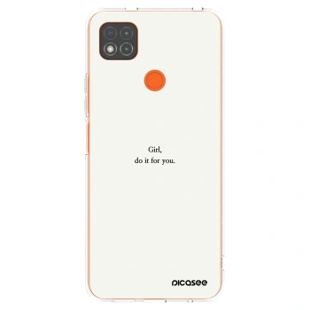 Picasee silikonska prozirna maskica za Xiaomi Redmi 9C - Girl, do it for you