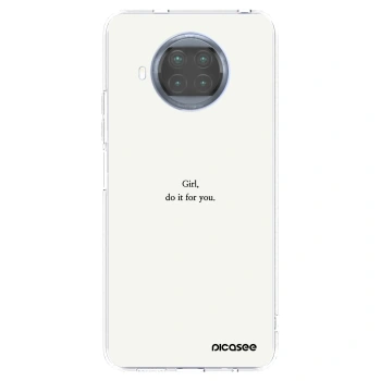 Picasee silikonska prozirna maskica za Xiaomi Mi 10T Lite - Girl, do it for you