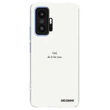 Picasee silikonska prozirna maskica za Xiaomi 11T Pro - Girl, do it for you
