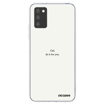 Maskica za Samsung Galaxy A03s A037G - Girl, do it for you