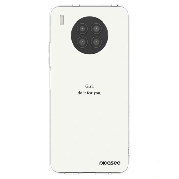 Picasee silikonska prozirna maskica za Huawei Nova 8i - Girl, do it for you