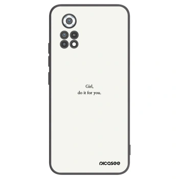 Picasee crna silikonska maskica za Xiaomi Poco X4 Pro 5G - Girl, do it for you