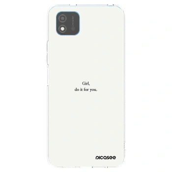 Picasee silikonska prozirna maskica za Realme C11 (2021) - Girl, do it for you