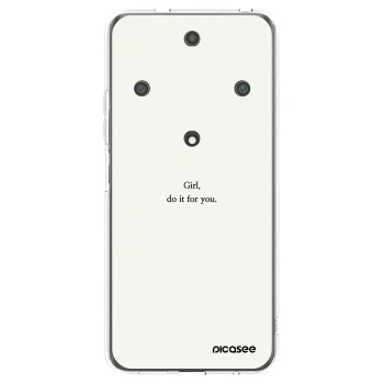 Picasee silikonska prozirna maskica za Honor Magic5 Lite 5G - Girl, do it for you