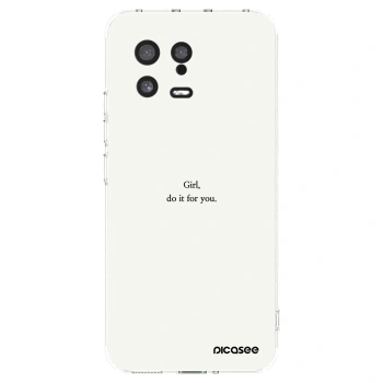 Picasee silikonska prozirna maskica za Xiaomi 13 - Girl, do it for you
