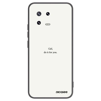 Picasee crna silikonska maskica za Xiaomi 13 Pro - Girl, do it for you
