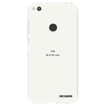 Picasee silikonska prozirna maskica za Huawei Mate 40 Pro - Girl, do it for you