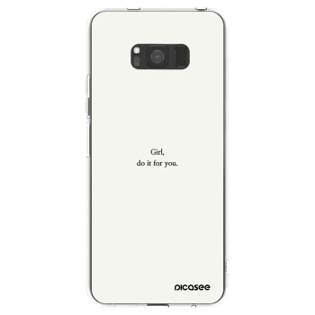 Picasee silikonska prozirna maskica za Samsung Galaxy A73 5G - Girl, do it for you