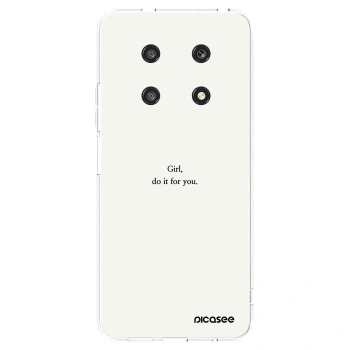 Picasee silikonska prozirna maskica za Honor Magic4 Lite 5G - Girl, do it for you