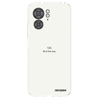 Picasee silikonska prozirna maskica za Motorola Edge 40 - Girl, do it for you