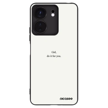 Picasee crna silikonska maskica za Xiaomi Redmi 13C 4G - Girl, do it for you