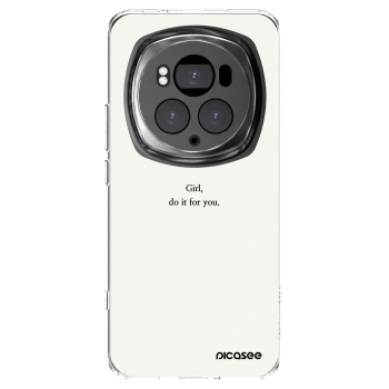 Picasee silikonska prozirna maskica za Honor Magic6 Pro - Girl, do it for you