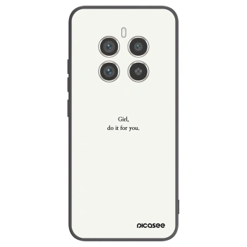 Picasee crna silikonska maskica za Realme 12 Pro 5G - Girl, do it for you