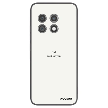 Picasee crna silikonska maskica za OnePlus 11 5G - Girl, do it for you