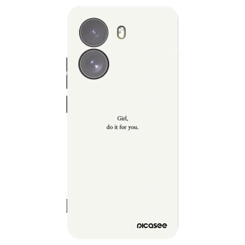 Picasee crna silikonska maskica za Xiaomi Poco X7 - Girl, do it for you