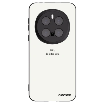 Picasee crna silikonska maskica za Honor Magic7 Pro 5G - Girl, do it for you