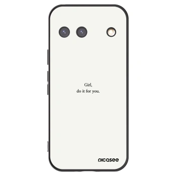 Picasee crna silikonska maskica za Google Pixel 9 - Girl, do it for you