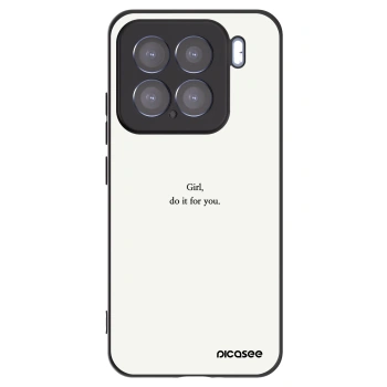 Picasee crna silikonska maskica za Xiaomi 15 - Girl, do it for you