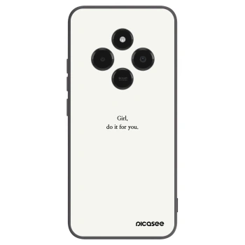 Picasee crna silikonska maskica za Xiaomi Poco C75 - Girl, do it for you