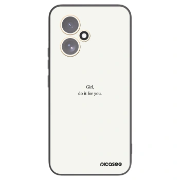 Picasee crna silikonska maskica za Honor 400 5G - Girl, do it for you