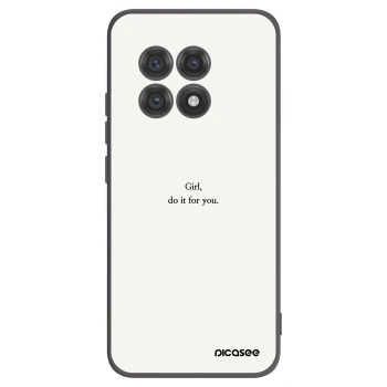 Picasee crna silikonska maskica za OnePlus 13R 5G - Girl, do it for you