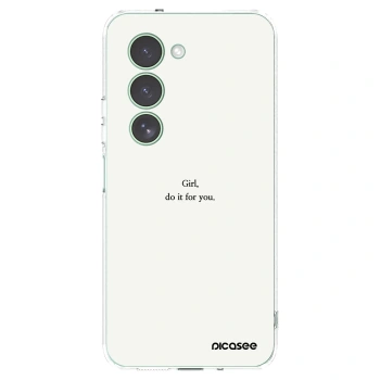 Picasee silikonska prozirna maskica za Xiaomi Redmi 15 5G - Girl, do it for you