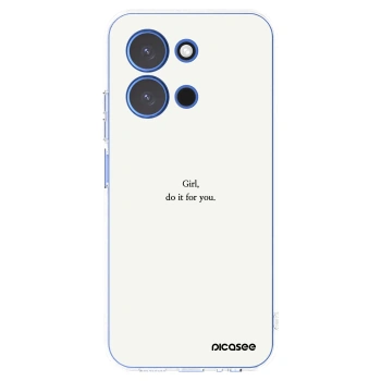 Picasee silikonska prozirna maskica za Xiaomi Redmi 15C 4G - Girl, do it for you