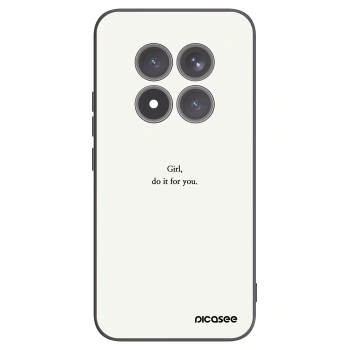 Picasee crna silikonska maskica za Xiaomi Redmi Note 15 Pro+ - Girl, do it for you