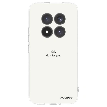 Picasee silikonska prozirna maskica za Xiaomi Redmi Note 15 Pro+ - Girl, do it for you