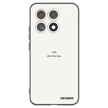 Picasee crna silikonska maskica za Xiaomi 15T - Girl, do it for you